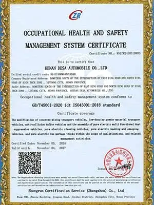 Système de management de la santé et de la sécurité au travail