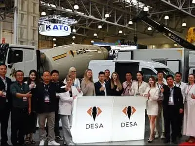DESA a présenté ses véhicules commerciaux et spécialisés au CTT Expo 2024 en Russie
