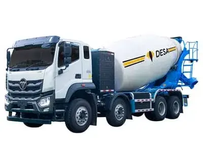 Camion Malaxeur à Béton Tout Électrique (Châssis Foton)